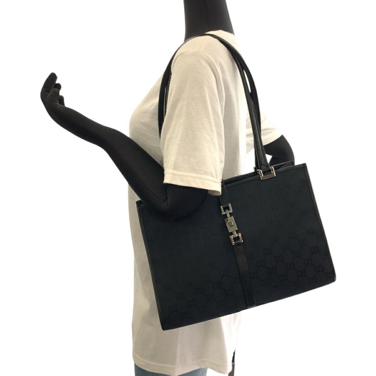 Gucci Gucci Gucci Jackie GG Canvas 2way bag Canvas Shoulder Bag 002 1073 DUTY FREE for USA Size ONE SIZE - 7 Thumbnail