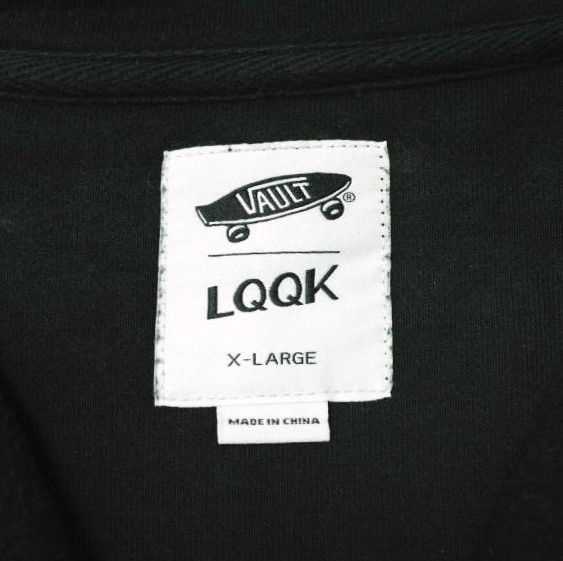 Other Other LQQK STUDIO × VANS VAULT Quarter Zip Top Cotton Blend Sweatshirt (Limited) Cotton Sweatshirts & Hoodies VN0A4VMKBLK Size ONE SIZE - 4 Thumbnail