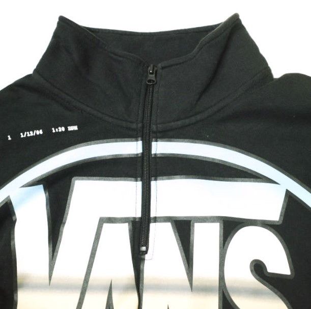 Other Other LQQK STUDIO × VANS VAULT Quarter Zip Top Cotton Blend Sweatshirt (Limited) Cotton Sweatshirts & Hoodies VN0A4VMKBLK Size ONE SIZE - 5 Thumbnail