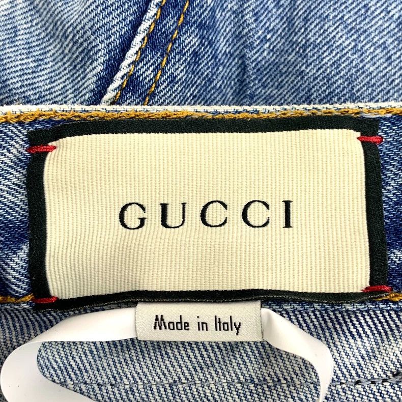 Gucci Gucci Light Blue Distressed Denim Pants Size 34" / US 12 / IT 48 - 6 Thumbnail