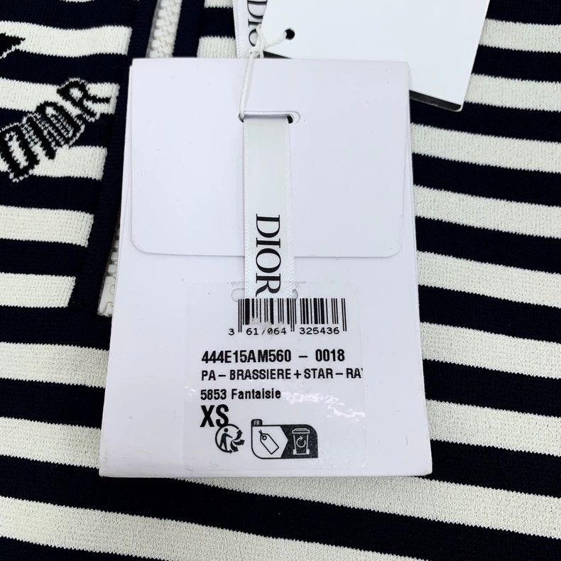 Dior Dior Black and White Striped Vest Size XS / US 0-2 / IT 36-38 - 8 Thumbnail