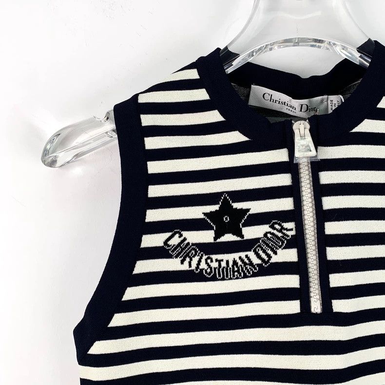 Dior Dior Black and White Striped Vest Size XS / US 0-2 / IT 36-38 - 3 Thumbnail