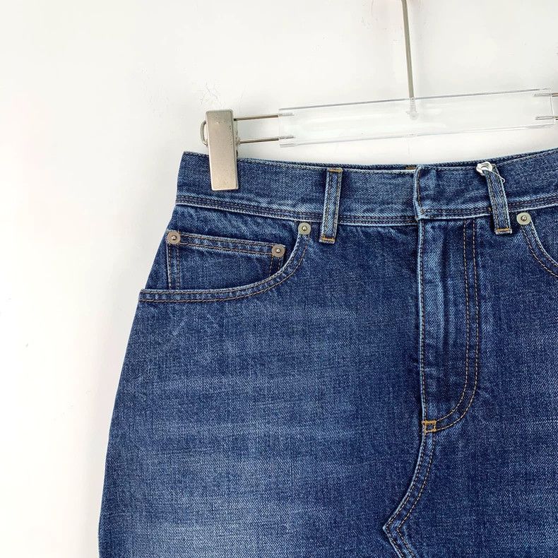 Dior Blue Denim Casual Skirt by Christian Dior Size 36" / US 14 / IT 50 - 3 Thumbnail