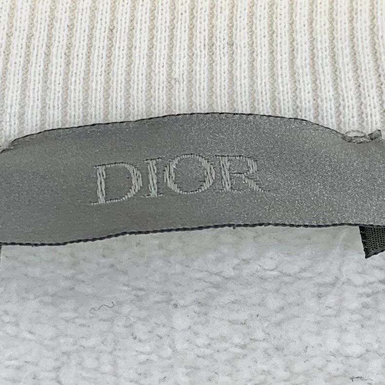 Dior Dior White Long Sleeve Embroidered Sweatshirt Size XL / US 12-14 / IT 48-50 - 6 Thumbnail