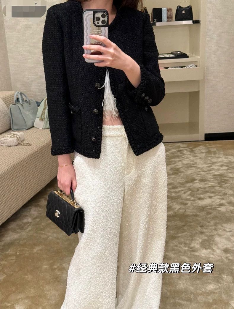 Chanel Chanel Black Jacket with Glitter Details Size XS / US 0-2 / IT 36-38 - 7 Thumbnail