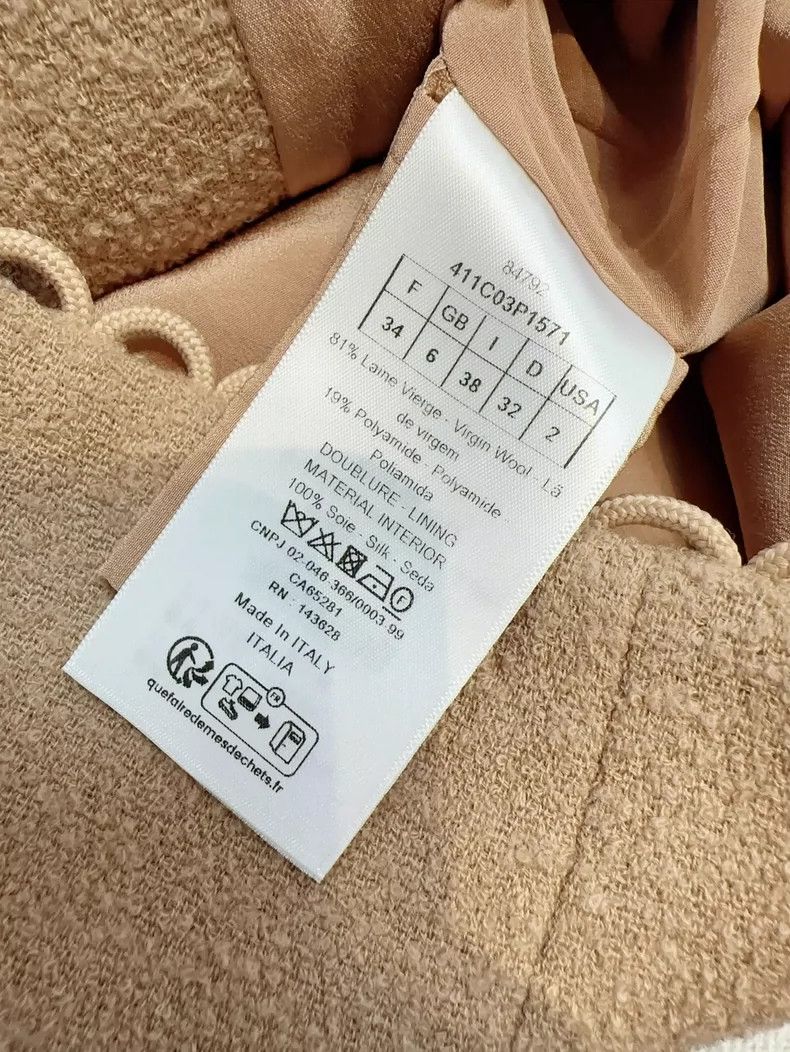 Dior Dior Khaki Bow Tie Double-Breasted Jacket Size S / US 4 / IT 40 - 5 Thumbnail