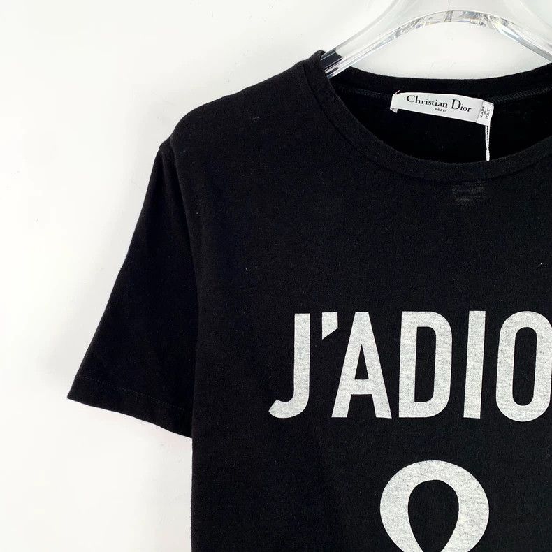 Dior Christian Dior Black Letter Print T-shirt Size XS / US 0-2 / IT 36-38 - 3 Thumbnail