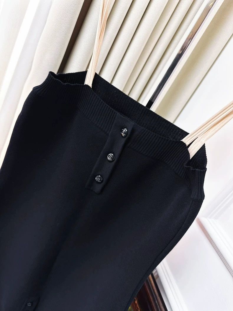 Chanel Chanel Black Knit Strapless Dress Size 38 Size M / US 6-8 / IT 42-44 - 7 Thumbnail