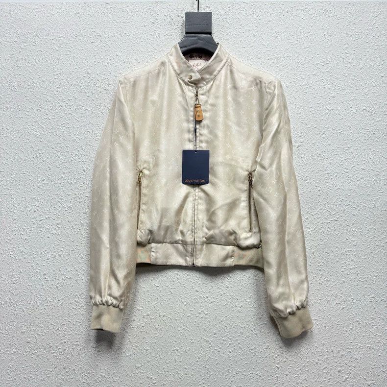 Louis Vuitton Louis Vuitton Silk Zipper Jacket for Women Size S / US 4 / IT 40 - 3 Thumbnail