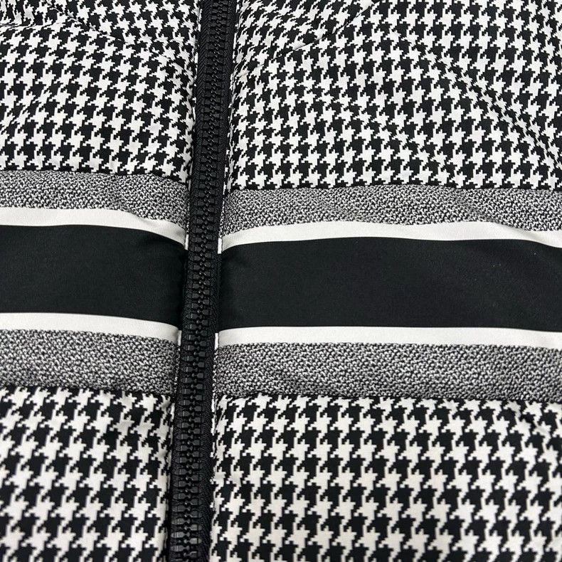 Dior DIOR Houndstooth Print Padded Jacket Size S Size S / US 4 / IT 40 - 3 Thumbnail