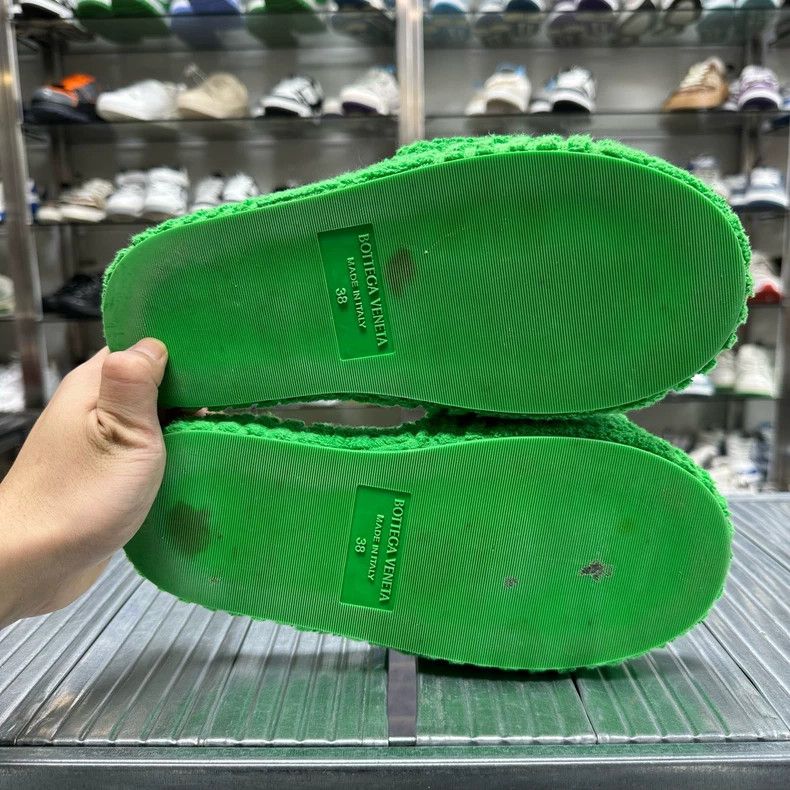 Bottega Veneta BV Green Slippers with Original Box Size US 8 / IT 38 - 8 Thumbnail