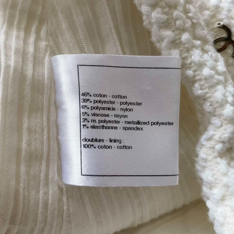 Chanel Chanel Off-White Classic Skirt Size 40 Size 40" / US 18 - 6 Thumbnail