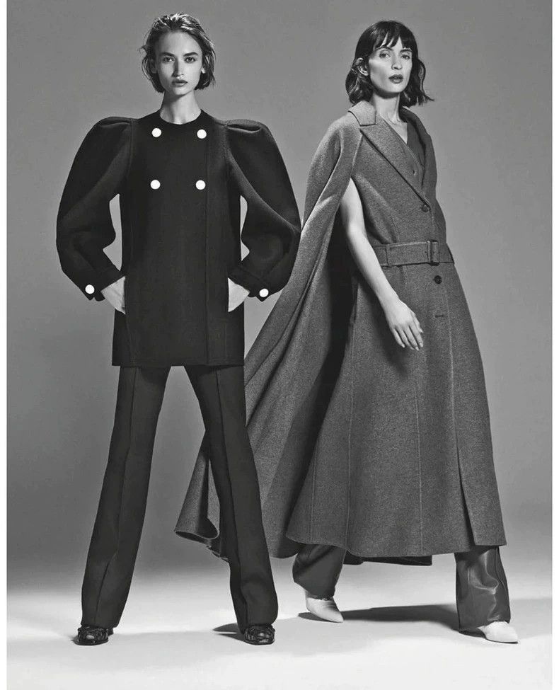 Givenchy Givenchy Black Puff Sleeve Coat Size S / US 4 / IT 40 - 6 Thumbnail