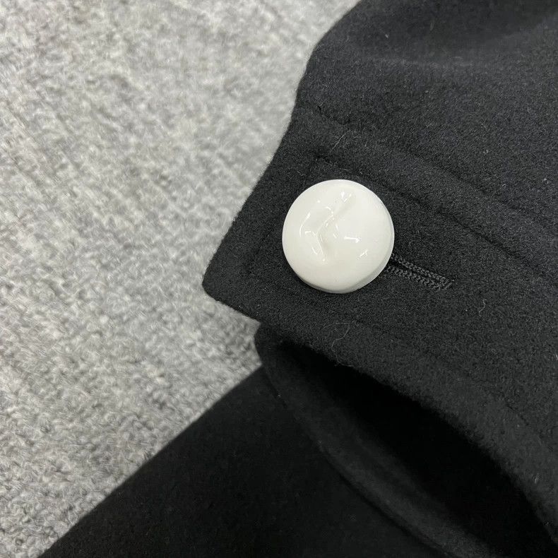 Givenchy Givenchy Black Puff Sleeve Coat Size S / US 4 / IT 40 - 4 Thumbnail
