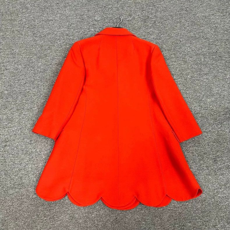 Dior Stunning Red Dior Petal Coat with Tags Size M / US 6-8 / IT 42-44 - 2 Thumbnail