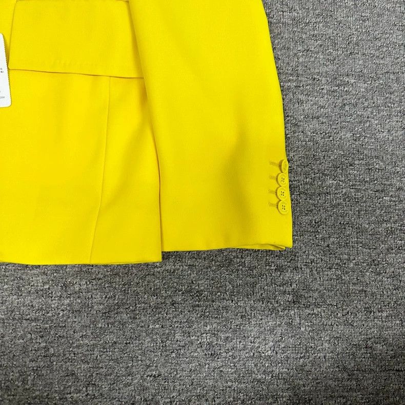 Louis Vuitton Louis Vuitton Lemon Yellow Blazer with Tags Size L / US 10 / IT 46 - 5 Thumbnail