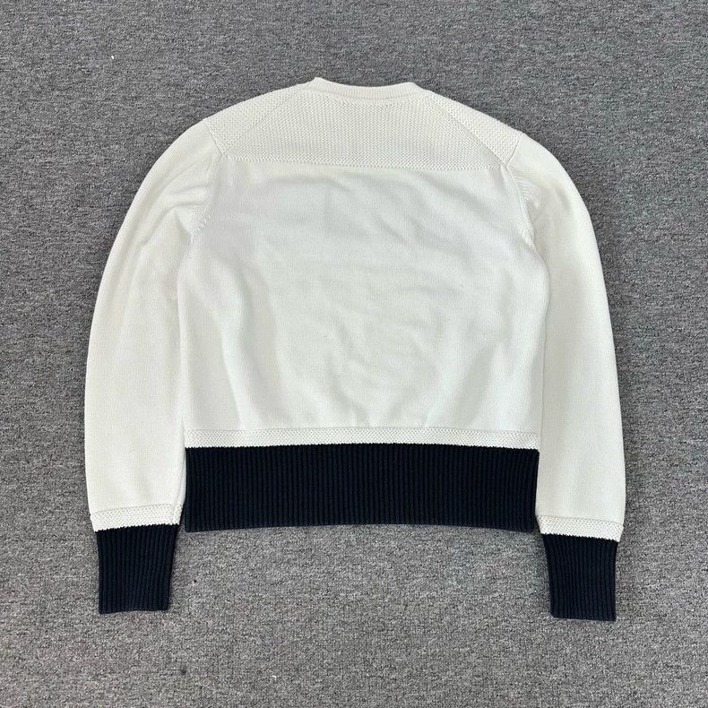 Dior Dior Color Block Knit Sweater with Logo Size L / US 10 / IT 46 - 2 Thumbnail
