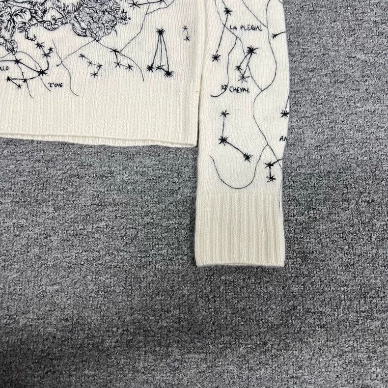 Dior Dior Zodiac Embroidered Cashmere Sweater Size S / US 4 / IT 40 - 5 Thumbnail