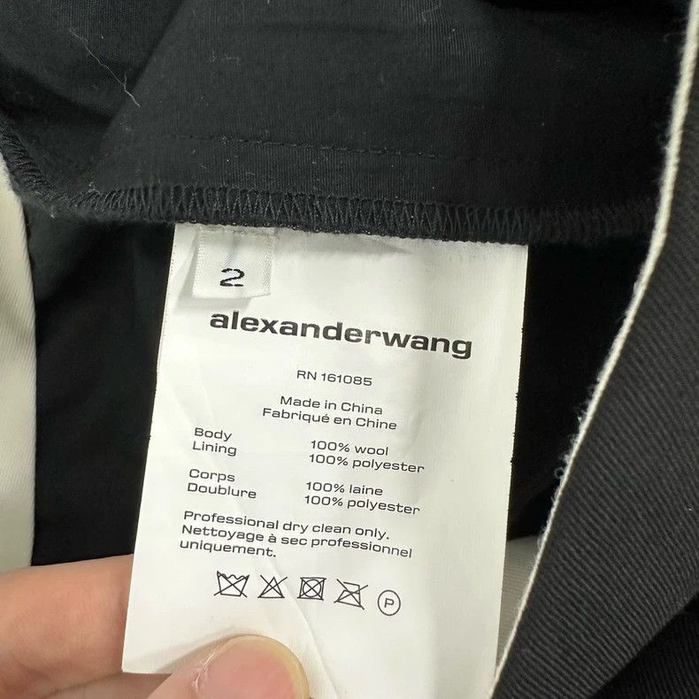 Alexander Wang Alexander Wang Flared Wool Pants with Tags Size 23" - 7 Thumbnail