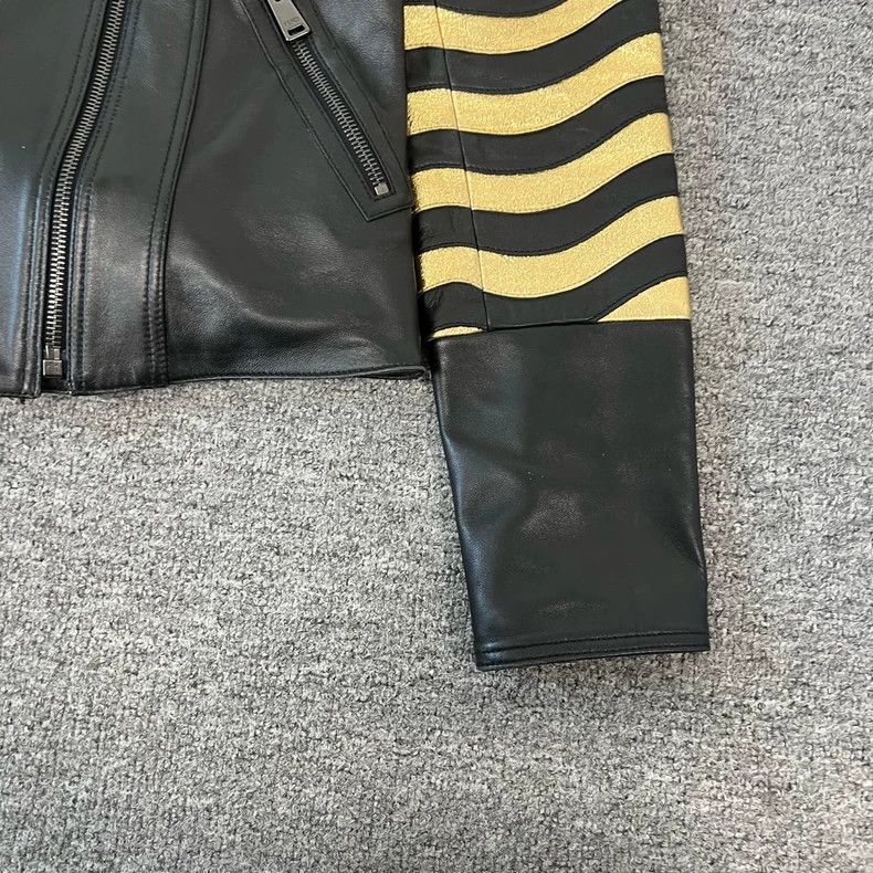 Fendi Fendi Studded Leather Motorcycle Jacket Size M / US 6-8 / IT 42-44 - 4 Thumbnail