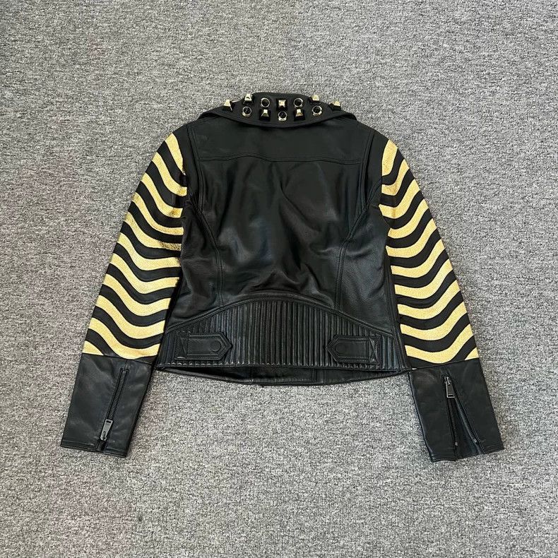 Fendi Fendi Studded Leather Motorcycle Jacket Size M / US 6-8 / IT 42-44 - 2 Thumbnail