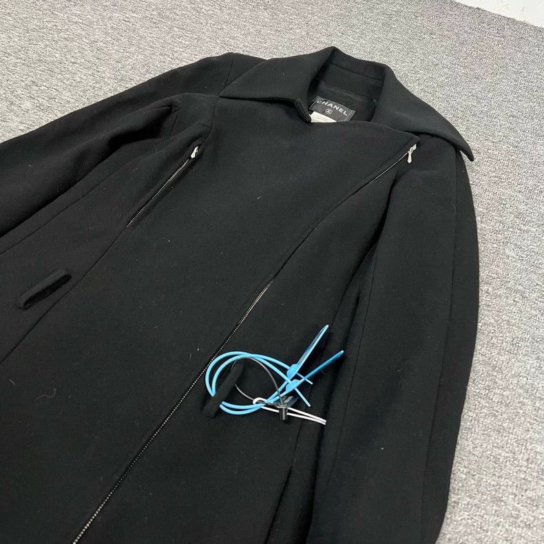 Chanel ChaneC Black Long Coat Size 36 Size S / US 4 / IT 40 - 2 Thumbnail