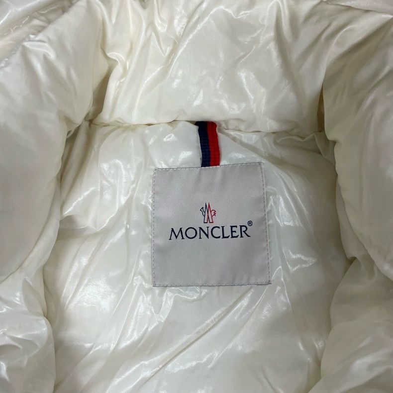 Moncler Moncler Long White Down Jacket Size XXS / US 00 / IT 34 - 6 Thumbnail