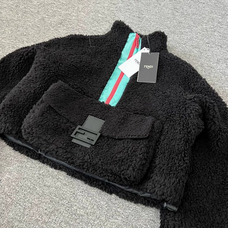 Fendi Fendi Teddy Style Cropped Jacket Size S / US 4 / IT 40 - 2 Thumbnail
