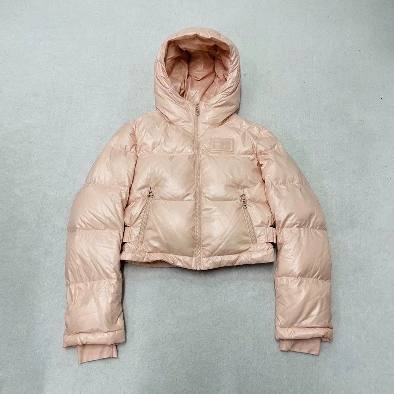 Fendi Fendi Pink Cropped Puffer Jacket with Bag Size XS / US 0-2 / IT 36-38 - 4 Thumbnail