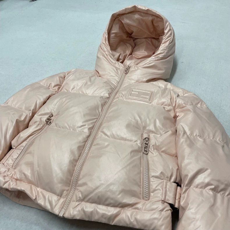 Fendi Fendi Pink Cropped Puffer Jacket with Bag Size XS / US 0-2 / IT 36-38 - 5 Thumbnail
