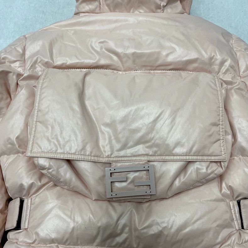 Fendi Fendi Pink Cropped Puffer Jacket with Bag Size XS / US 0-2 / IT 36-38 - 6 Thumbnail