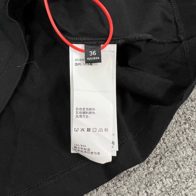 Versace Versace Logo Short Sleeve T-Shirt with Rhinestones Size S / US 4 / IT 40 - 6 Thumbnail