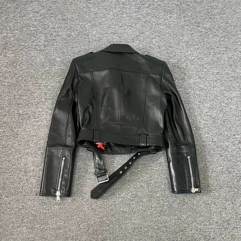 Alexander McQueen Alexander McQueen Short Leather Moto Jacket Size S / US 4 / IT 40 - 2 Thumbnail