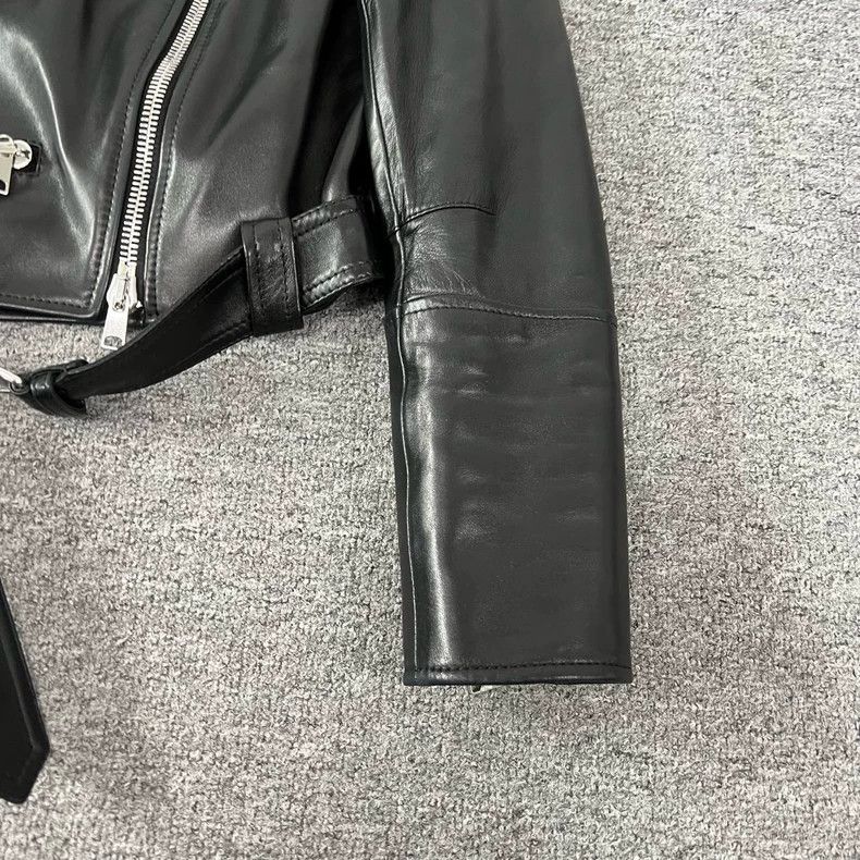 Alexander McQueen Alexander McQueen Short Leather Moto Jacket Size S / US 4 / IT 40 - 4 Thumbnail