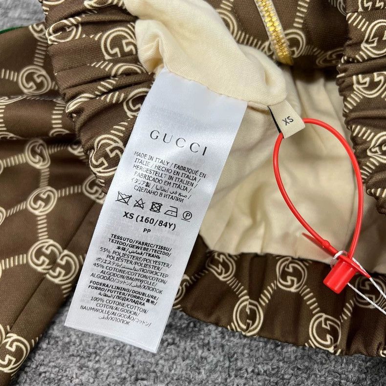 Gucci Gucci Printed Cropped Jacket in Red Green Stripes Size XS / US 0-2 / IT 36-38 - 6 Thumbnail