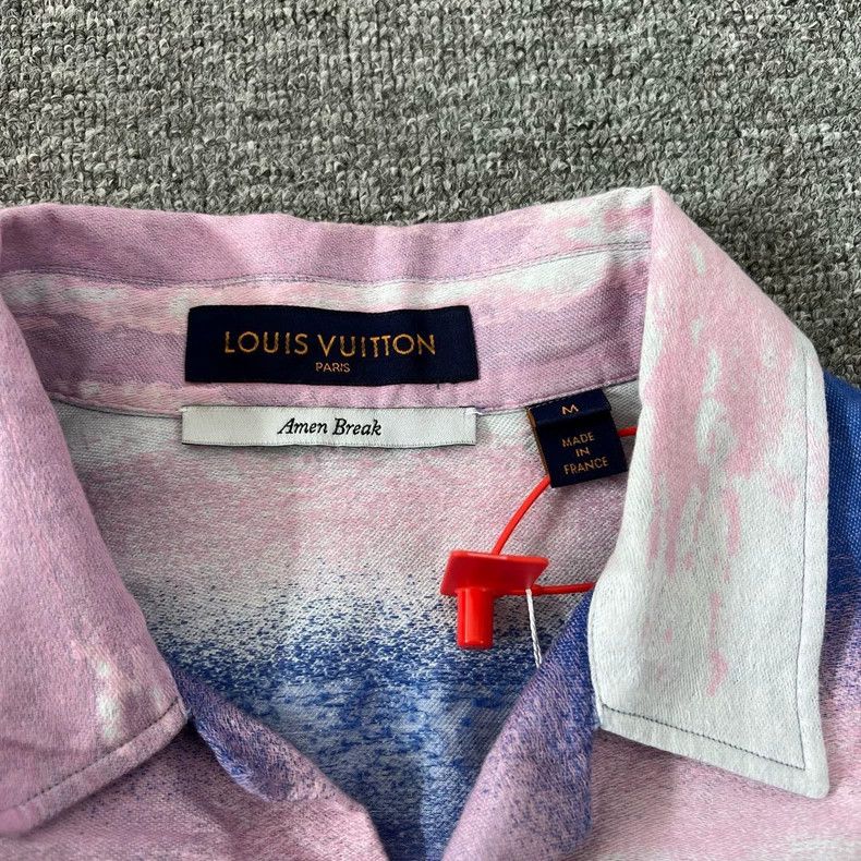 Louis Vuitton Louis Vuitton Mountain Print Short Sleeve Shirt Size M / US 6-8 / IT 42-44 - 5 Thumbnail