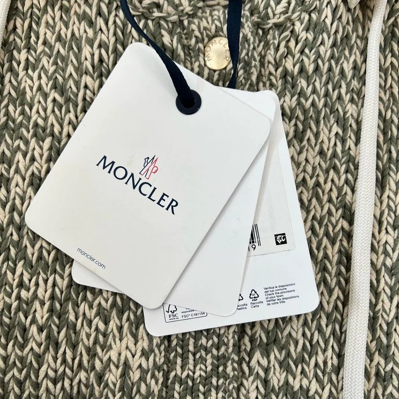 Moncler Moncler Knit Cardigan with Removable Nylon Hood Size L / US 10 / IT 46 - 4 Thumbnail
