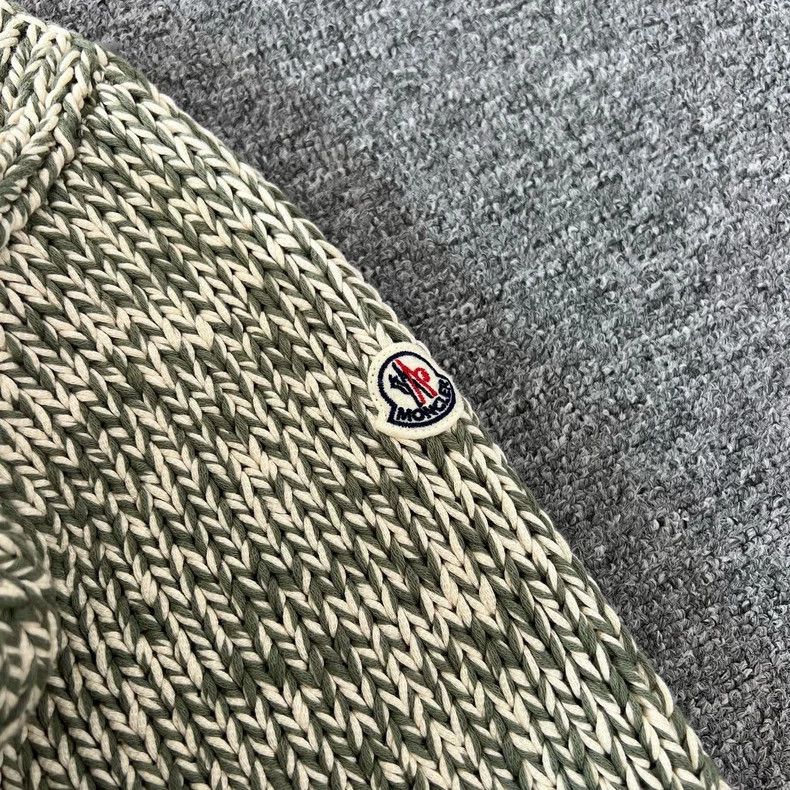 Moncler Moncler Knit Cardigan with Removable Nylon Hood Size L / US 10 / IT 46 - 5 Thumbnail