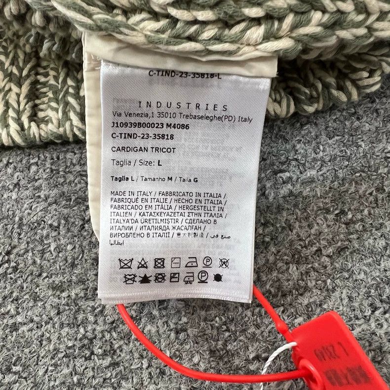 Moncler Moncler Knit Cardigan with Removable Nylon Hood Size L / US 10 / IT 46 - 8 Thumbnail