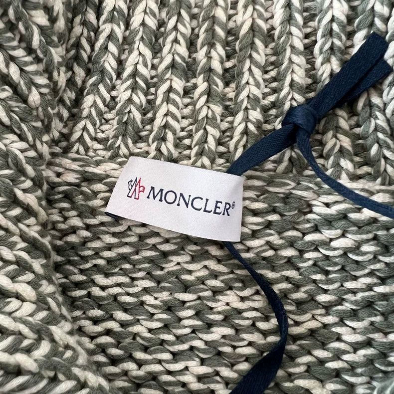 Moncler Moncler Knit Cardigan with Removable Nylon Hood Size L / US 10 / IT 46 - 7 Thumbnail