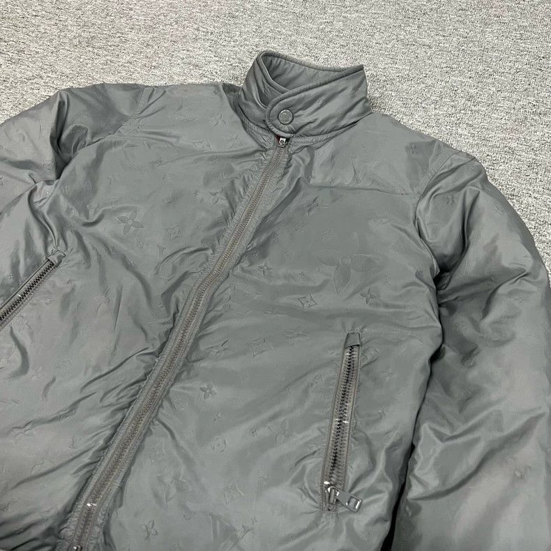 Louis Vuitton Louis Vuitton Gray Reversible Down Jacket Size L / US 10 / IT 46 - 4 Thumbnail