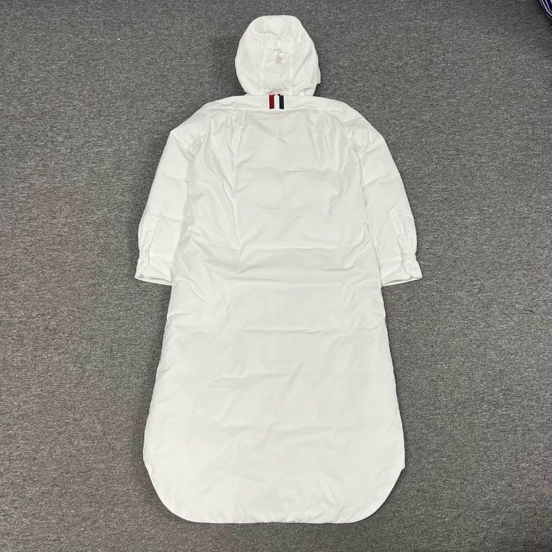 Thom Browne Thom Browne Long White Down Jacket Size S / US 4 / IT 40 - 2 Thumbnail