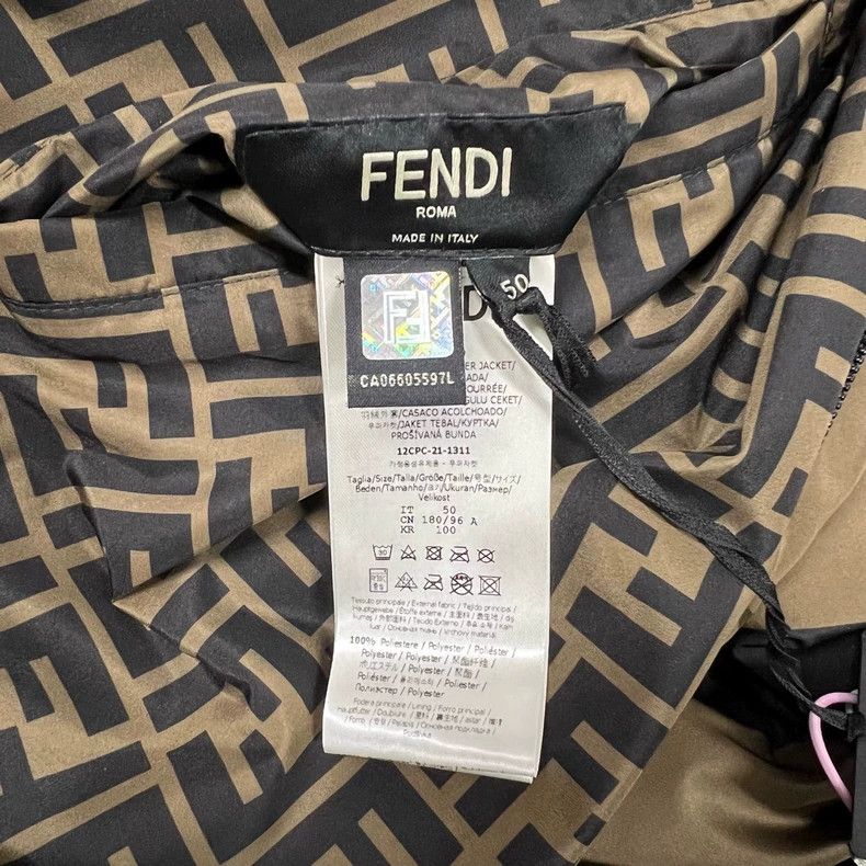 Fendi FENDI Reversible Down Jacket with Double F Logo Size L / US 10 / IT 46 - 7 Thumbnail