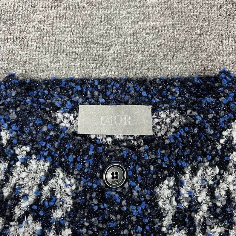 Dior Dior Houndstooth Knit Cardigan for Unisex Size M / US 6-8 / IT 42-44 - 7 Thumbnail