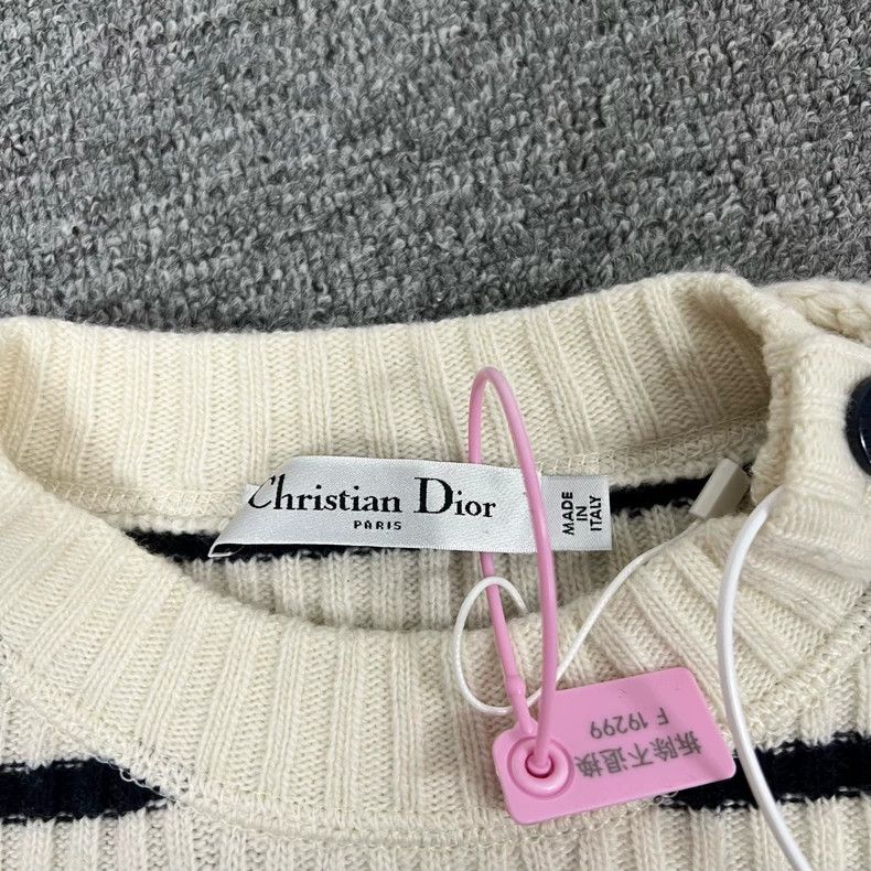 Dior Dior Striped Cashmere Wool Sweater Size M / US 6-8 / IT 42-44 - 7 Thumbnail
