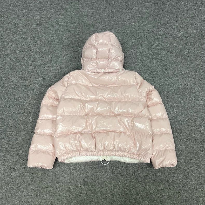 Moncler Moncler Andro Duck Down Jacket in Pink Size S / US 4 / IT 40 - 3 Thumbnail