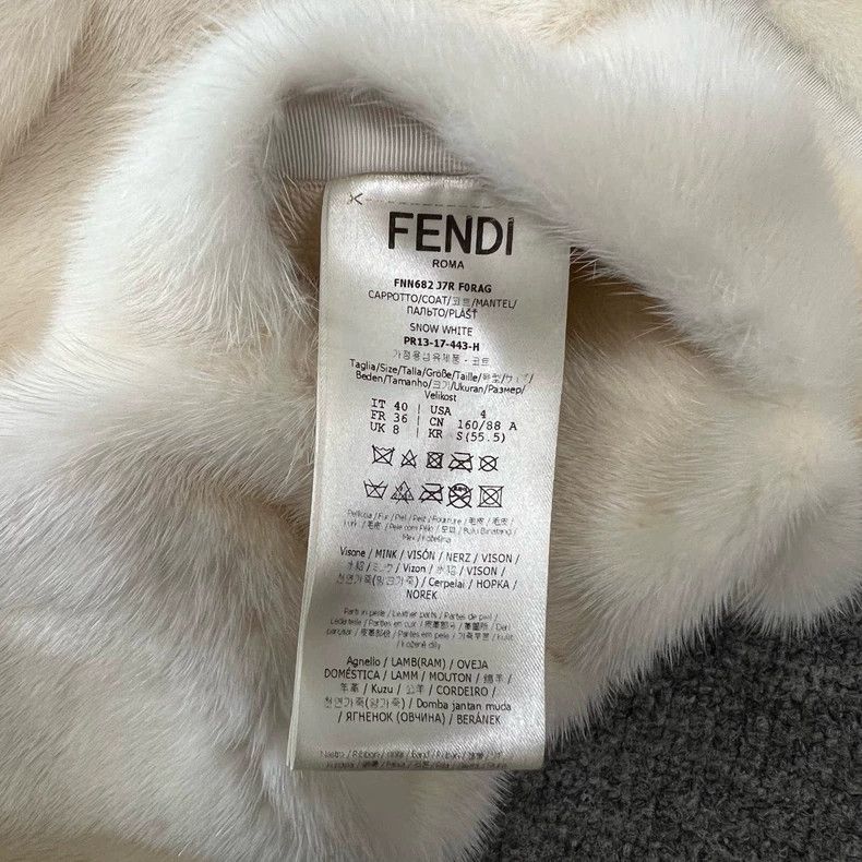 Fendi Fendi Women's Mink Fur Coat Size 40 Size M / US 6-8 / IT 42-44 - 6 Thumbnail