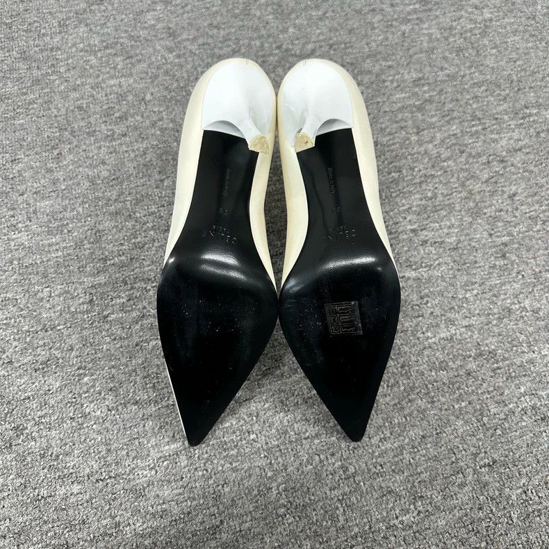 Celine Elegant White High Heel Ankle Boots Size US 8 / IT 38 - 5 Thumbnail