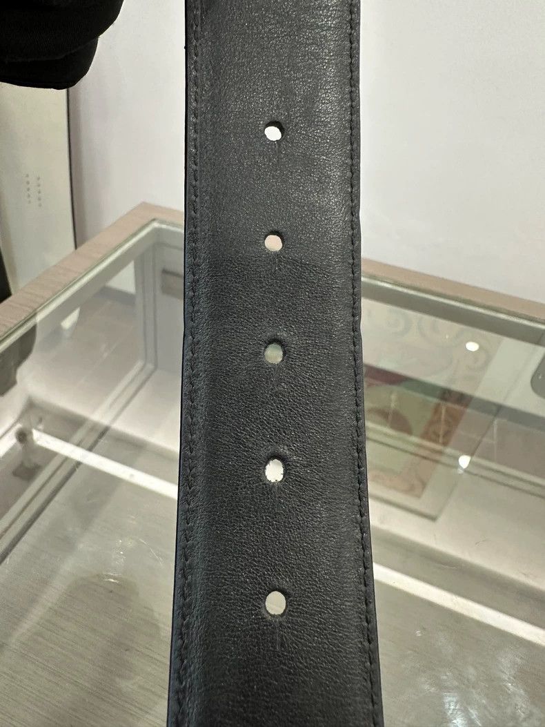 Versace Versace Medusa Logo Black Leather Belt Size ONE SIZE - 7 Thumbnail