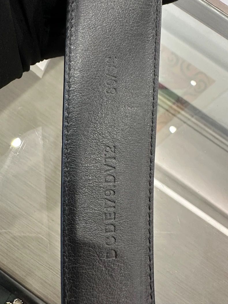 Versace Versace Medusa Logo Black Leather Belt Size ONE SIZE - 6 Thumbnail